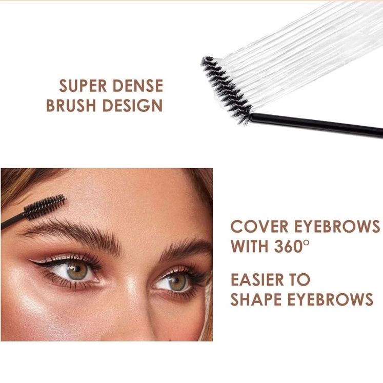 1 Kem Kẻ Lông Mày 6 Màu Sắc Tùy Chọn Chống Nước Bền Màu Dài Lâu