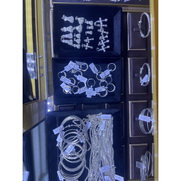 Lắc dây nhẫn bạc 925 si bạch kim