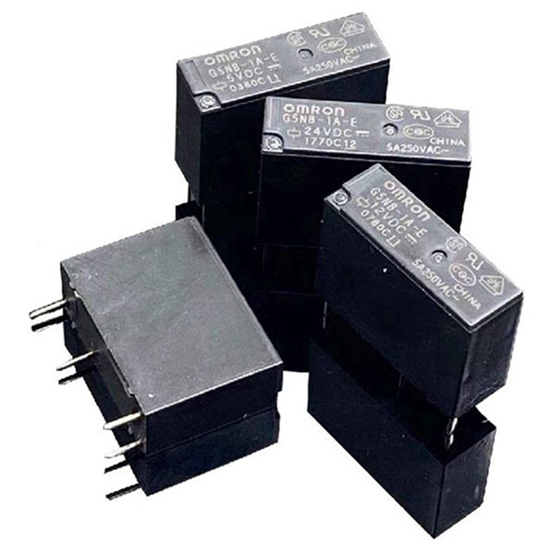 Set 5 Rơ Le Thay Thế G5NB-1A 05VDC 12VDC 24VDC 24V 4-Pin 3A Mini G5NB G5NB-1A-E AC DIP4
