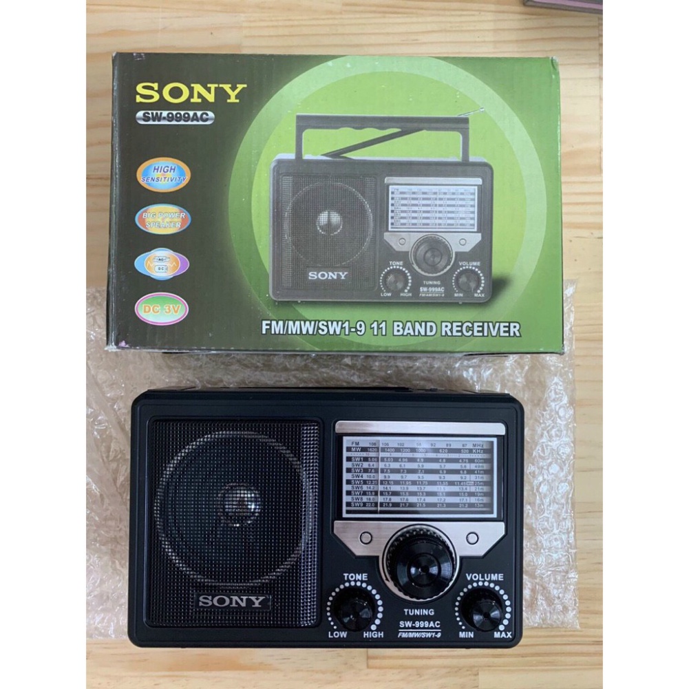 Radio nghe Đài SW-999AC 999UAR 902 | Đài nghe FM, AM,SW Radio cho người già  bảo hành 12 tháng