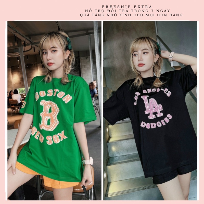 Áo MLB BASIC FLUORESCENT Maca Overfit Tê Nam Nữ