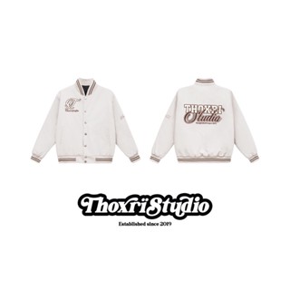 Áo khoác BOMBER JACKET Kaki chần gòn - 2 mặt // THOXRI