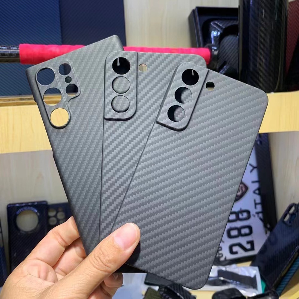 Ốp Điện Thoại Sợi Carbon Chống Rơi Cho Samsung Galaxy S22 Ultra S22