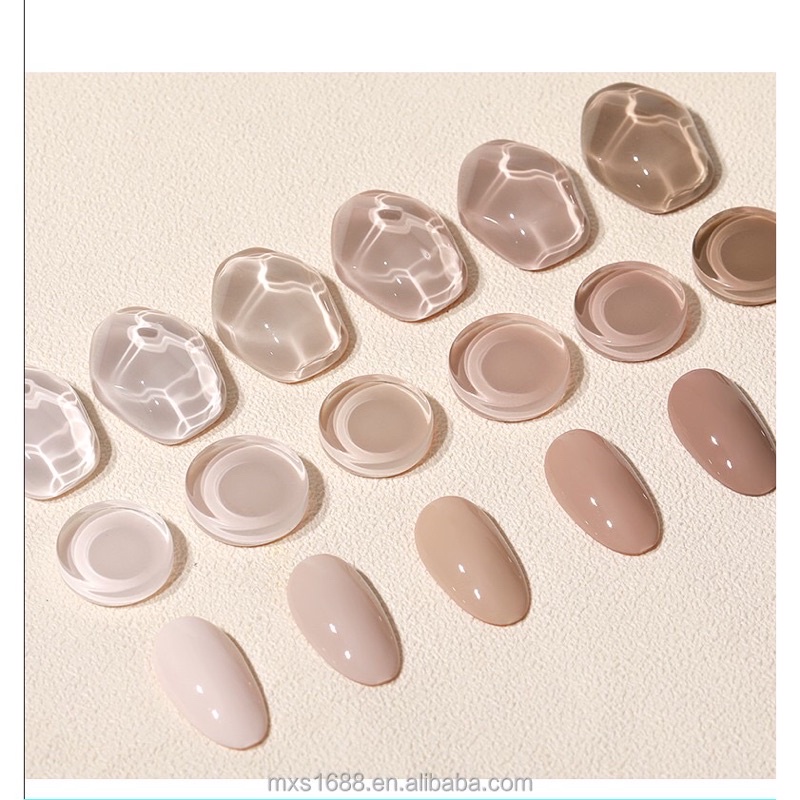 Sơn gel As 6 màu mã QZ,màu trà sữa chai 15