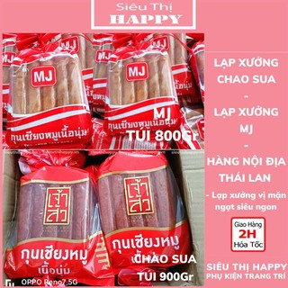 Túi lạp xưởng chao sua, lạp xưởng mj - hàng nội địa thái lan 900gr