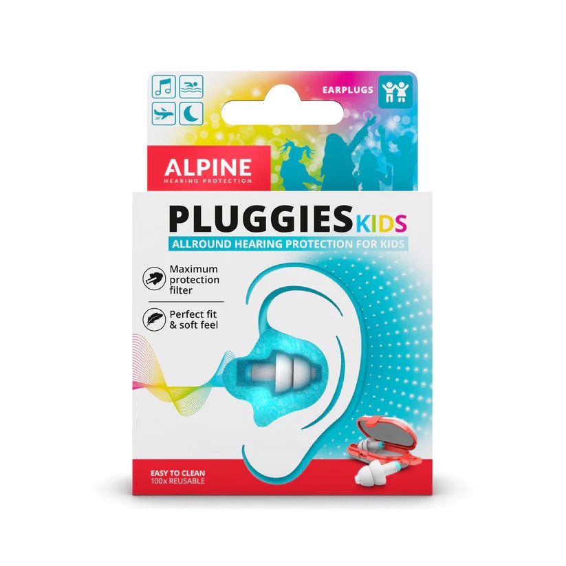 Nút bịt tai chống ồn Alpine Pluggies Kids cho trẻ em - Nhập Khẩu Hà Lan