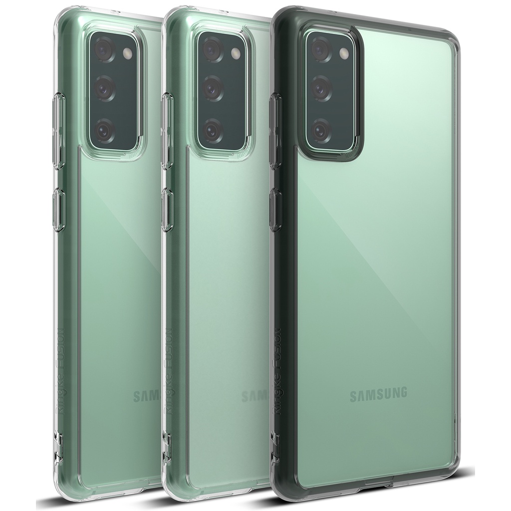 Ốp điện thoại Ringke Fusion cứng trong suốt cho Galaxy S20 FE S20 Plus