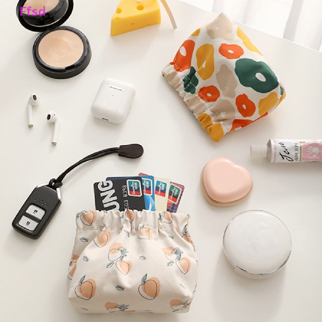 {Ffsd} Hàng Bán Chạy * Túi Đựng Mỹ Phẩm Tiền Xu Shrapnel Du Lịch Cho Nữ