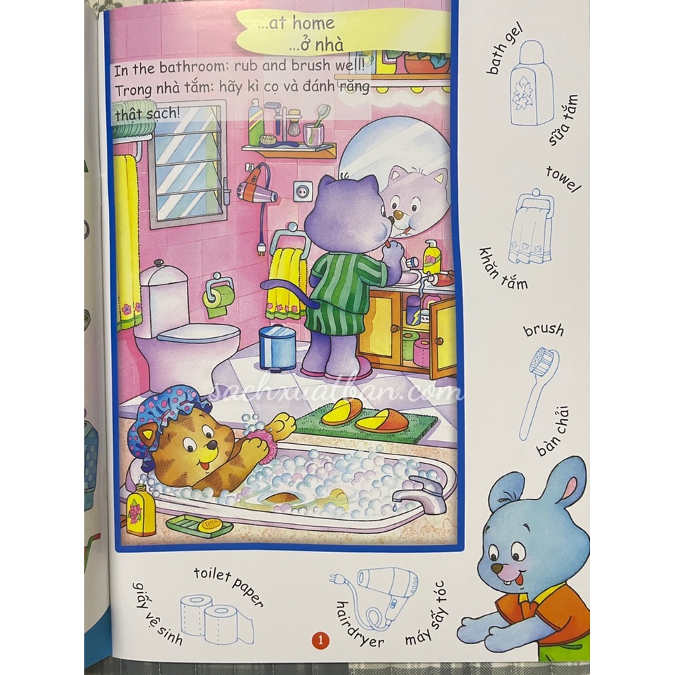 Sách My First 100 Words (Hơn 120 Stickers) - Bộ 2 cuốn