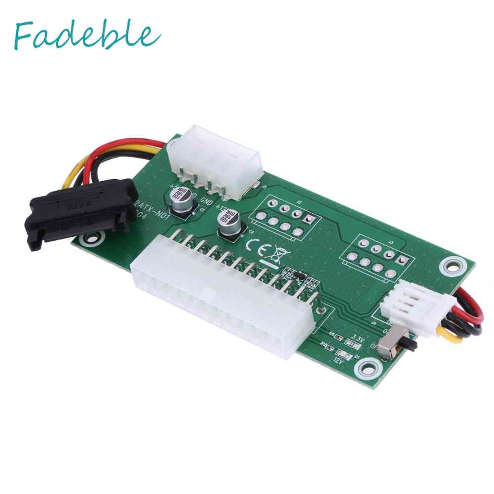 Bảng Mạch Khởi Động Pin ATX 24-Pin Dual PSU Chuyên Dụng Cho Máy Tính