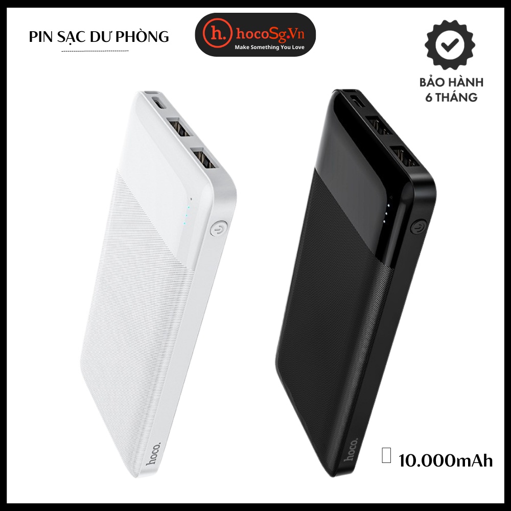 Sạc Dự Phòng Hoco J72 10.000mah CHÍNH HÃNG Có Tích Hợp Đèn Led Pin Sạc dự Phòng Dự Phòng
