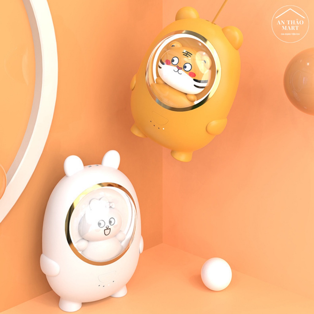 Máy sưởi mini cầm tay kiêm sạc 10.000mAh, sưởi mini hình thú dành cho mùa đông siêu cute