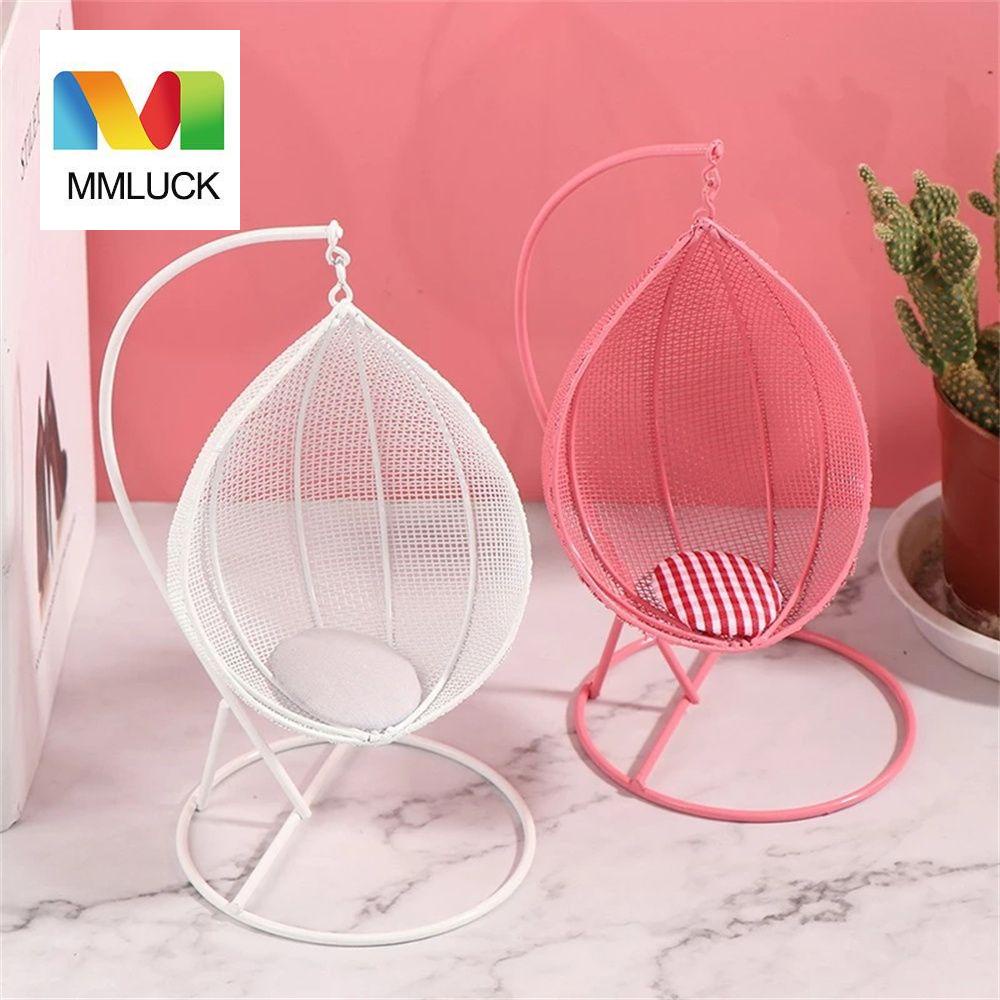 Mô hình ghế xích đu nhỏ MMULCK mini đáng yêu trang trí nhà búp bê DIY thủ công