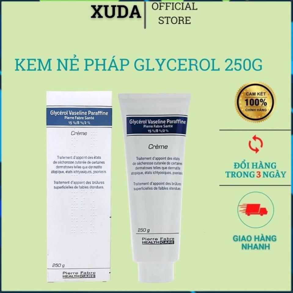 Kem dưỡng da chống nẻ chàm dexeryl Glycerol Vaseline Paraffine creme 250g Pháp