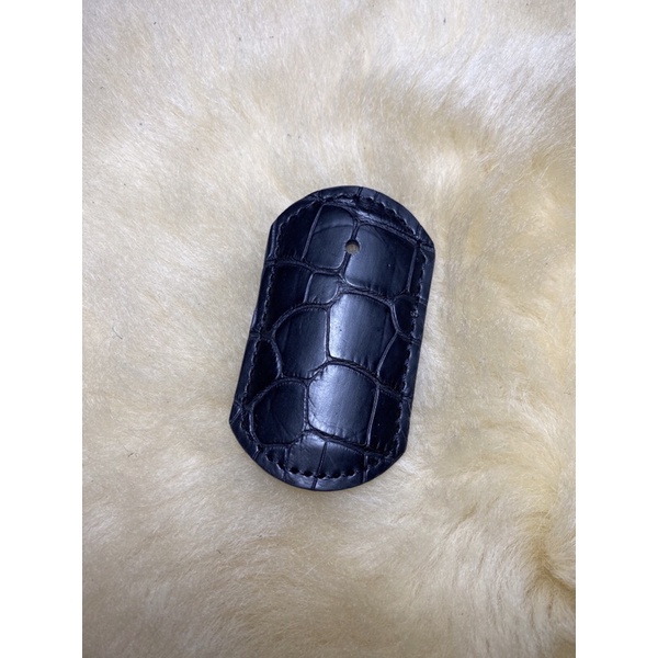 Đón gót giầy da cá sấu mini 3,8 cm x 6,5 cm