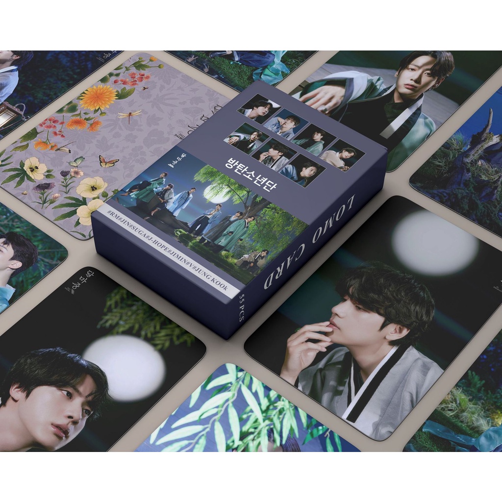 Bộ sưu tầm 54 Lomo Card bo góc BTS DALMAJUNG 2022 dành cho ARMY