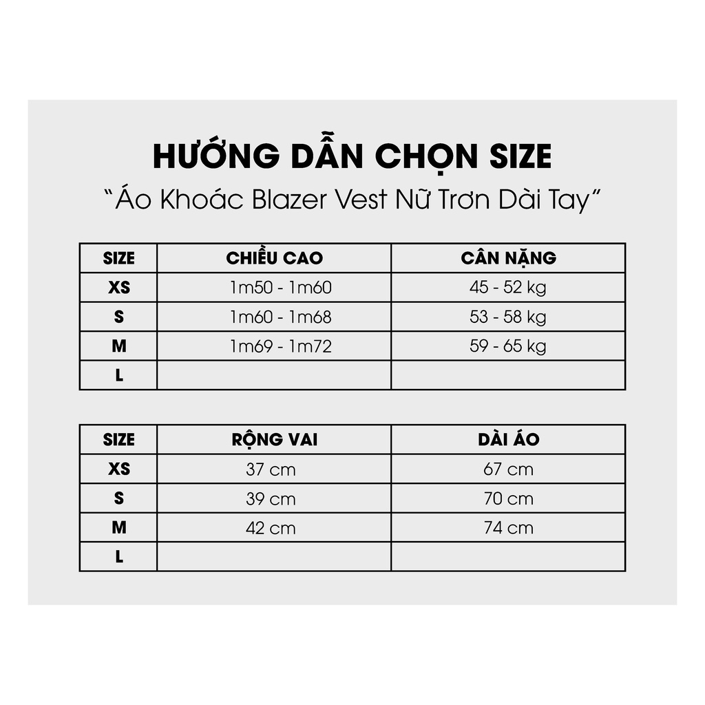 Áo khoác blazer vest nữ trơn dài tay | Áo khoác nữ cao cấp | BLAZER | MYB clothing | BigBuy360 - bigbuy360.vn