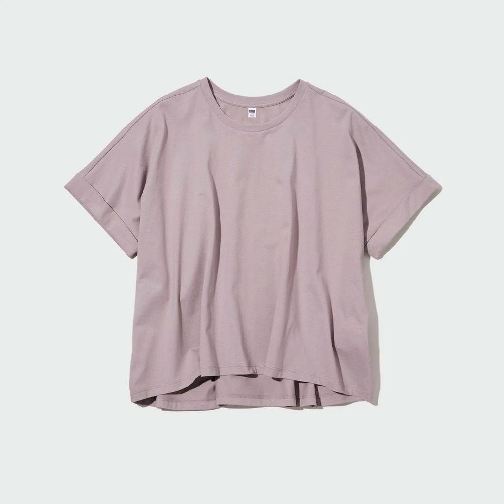 Áo thun cotton dáng oversize U.ni.q.lo