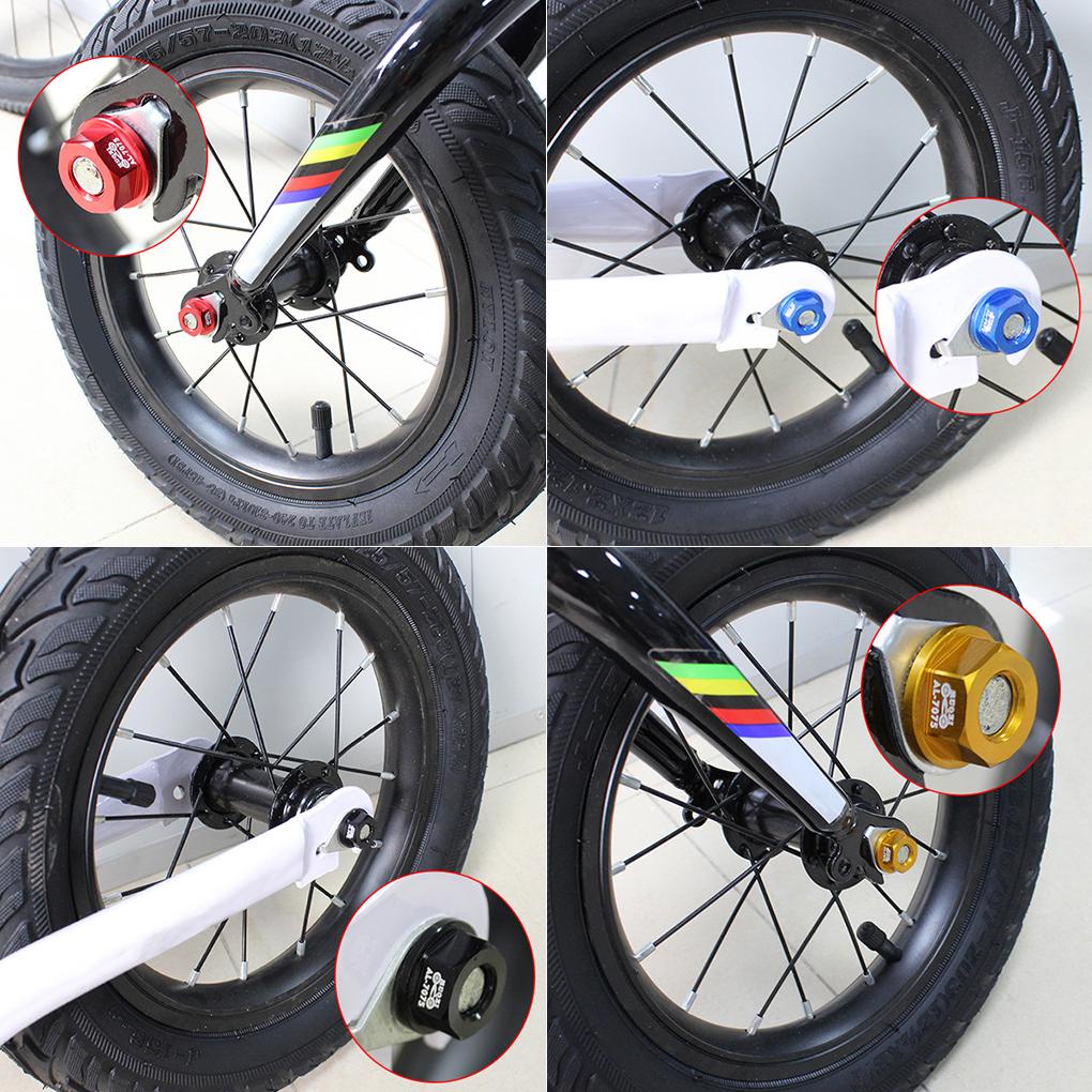 Đai Ốc M8 Bằng Hợp Kim Nhôm Thay Thế Chuyên Dụng Cho Khóa Bánh Xe Đạp