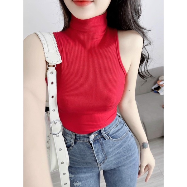 ÁO BODY 3 LỖ COMO ÔM SÁT TÔN VÒNG EO ĐẸP HÀNG LEN THÁI GÂN ĐẸP)