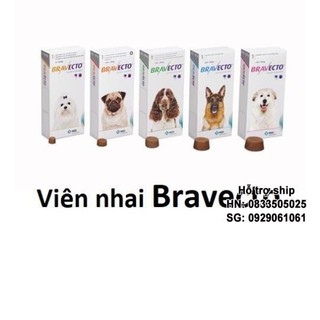 1 Viên Nhai thực phẩm chức năng sạch ve rận cho chó bảo vệ cún khỏi ghẻ máu DEMODEX