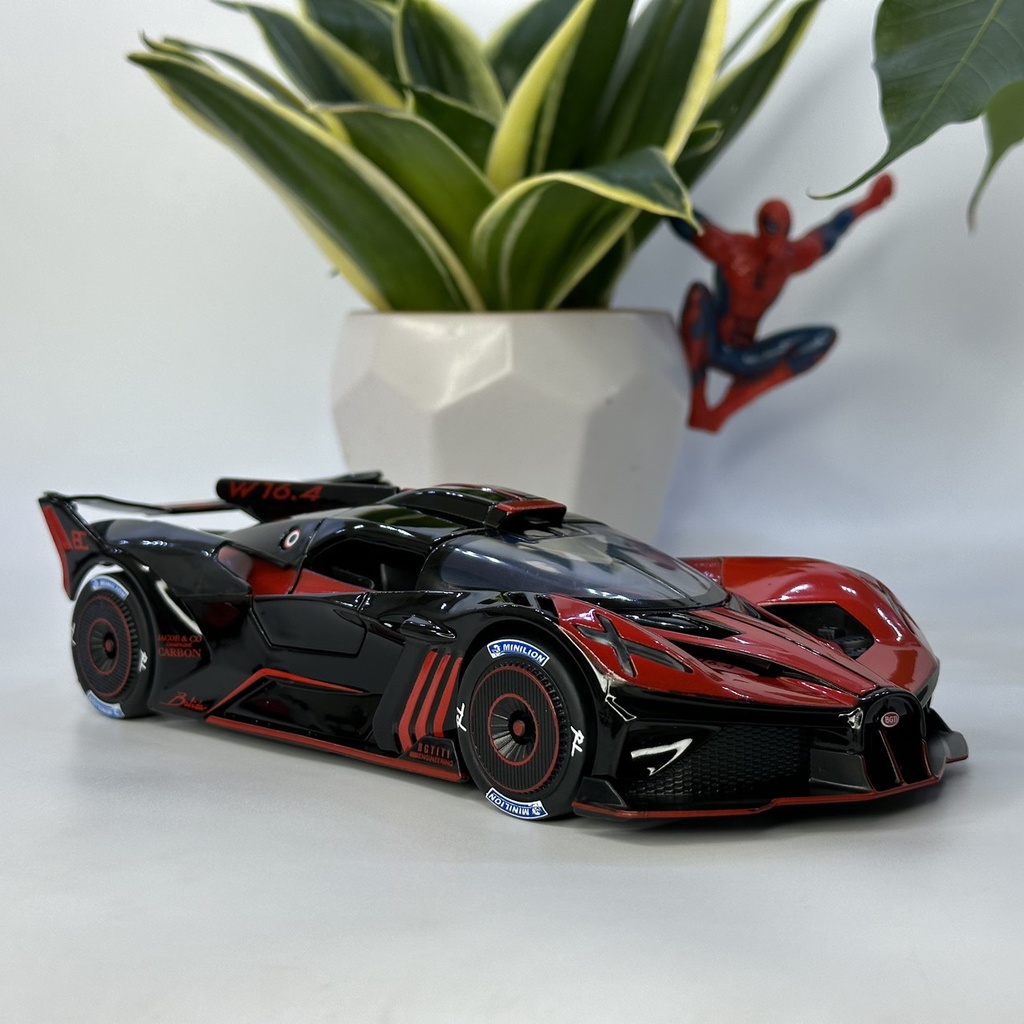 Mô hình siêu xe Bugatti Bolide tỷ lệ 1:24 bằng kim loại mẫu Hypercar đẹp nhất thế giới
