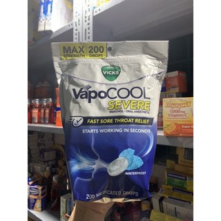Kẹo ngậm bạc hà giảm ho vapocool 200 viên của mỹ-made in usa mỹ 🇺🇸