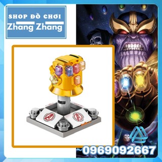 Đồ chơi Xếp hình Găng tay vô cực Infinity Gauntlet and Nano Gauntlet trong Avengers Endgame Minifigures Kopf KF1099