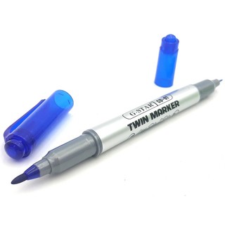 [01 Cây] Bút Lông Dầu 2 Đầu Mini Gstar CD-01 (Mực Xanh, Đỏ, Đen)