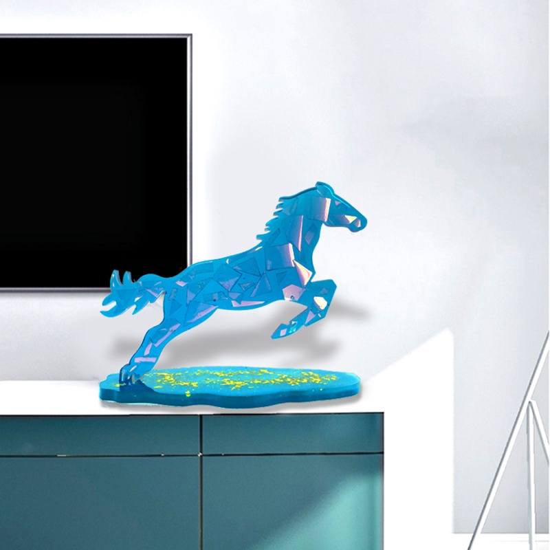 Khuôn Silicone Làm Trang Sức Thủ Công Hình Chú Ngựa Nhảy Độc Đáo