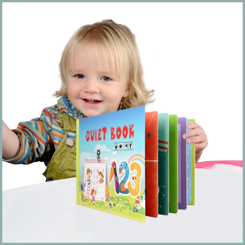 Sách Tập Tương Tác Theo Phương Pháp Montessori Giúp Trẻ Tập Đi Yên Tĩnh