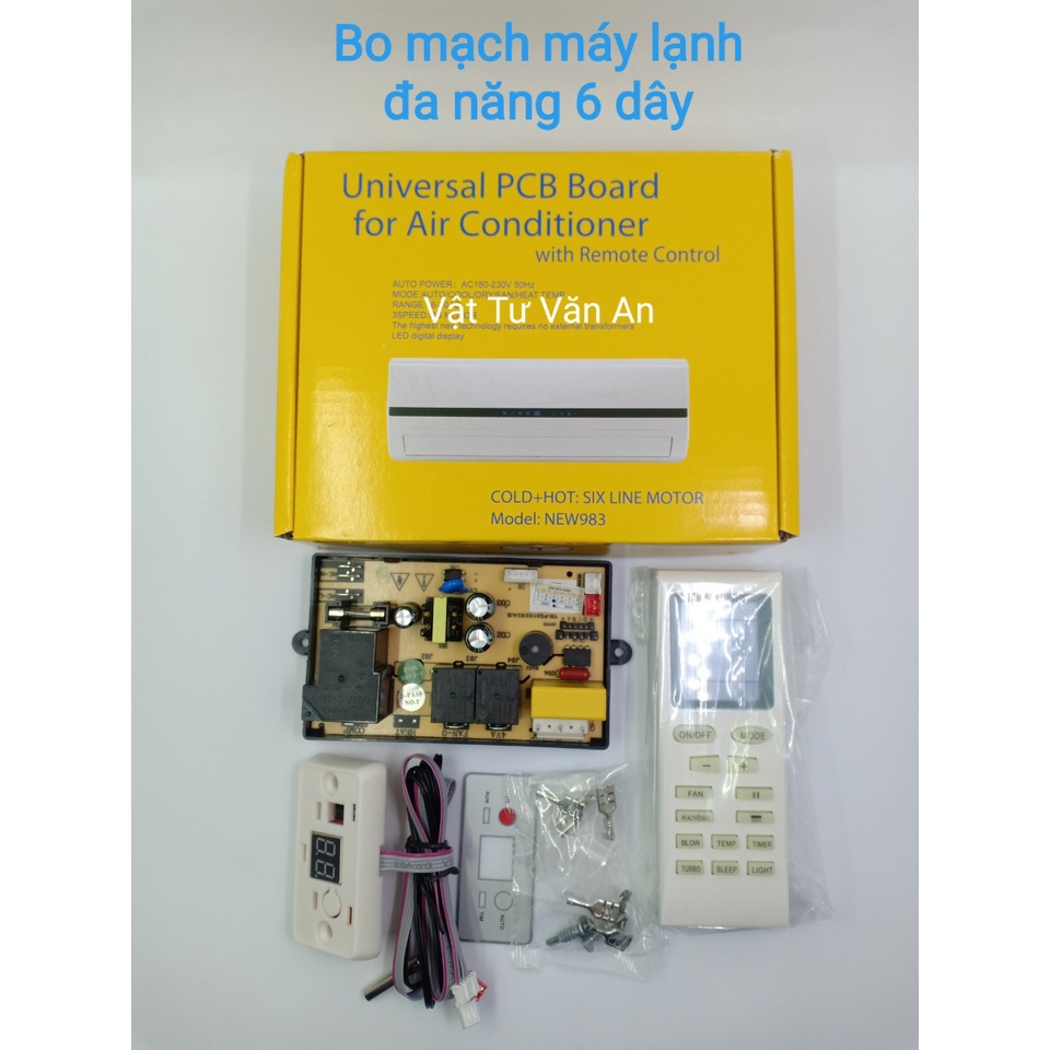 Bo mạch máy lạnh đa năng 5 dây, 6 dây