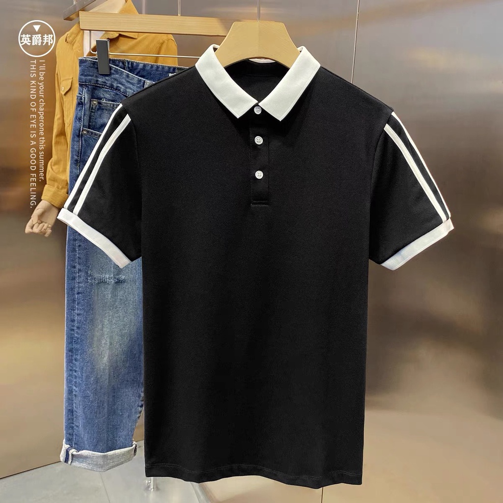Áo thun nam có cổ chất thun cá sấu cotton cao cấp, áo polo nam hotrend AT212