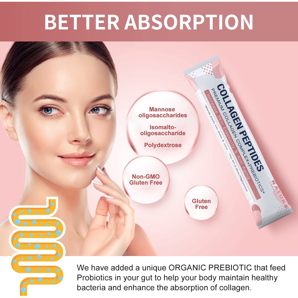 Collagen Tri-peptide Thế Hệ Mới - 30 Gói - Chống Lão Hóa - Căng Mọng Đẹp Da - Nature Target