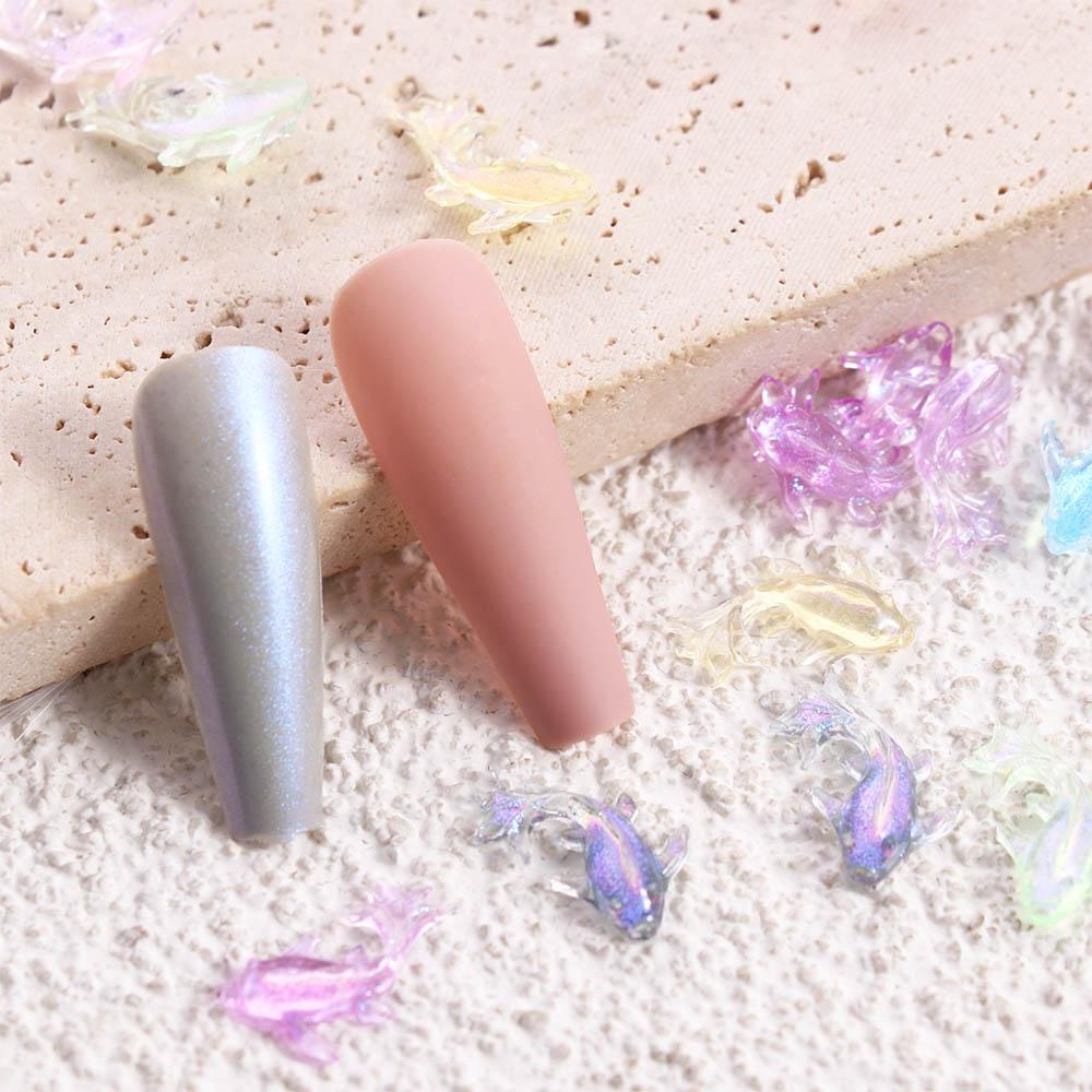 ANEMONE Set 100 Tượng Cá Vàng Bằng Nhựa Dùng Để Trang Trí DIY