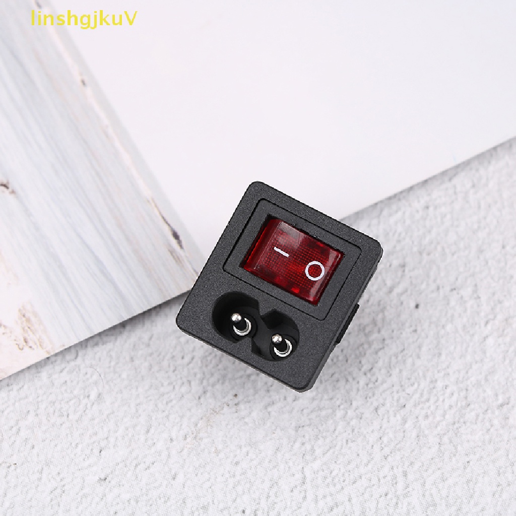 Ổ Cắm Điện Có Công Tắc Bật Tắt Đèn Đỏ 250V 10A