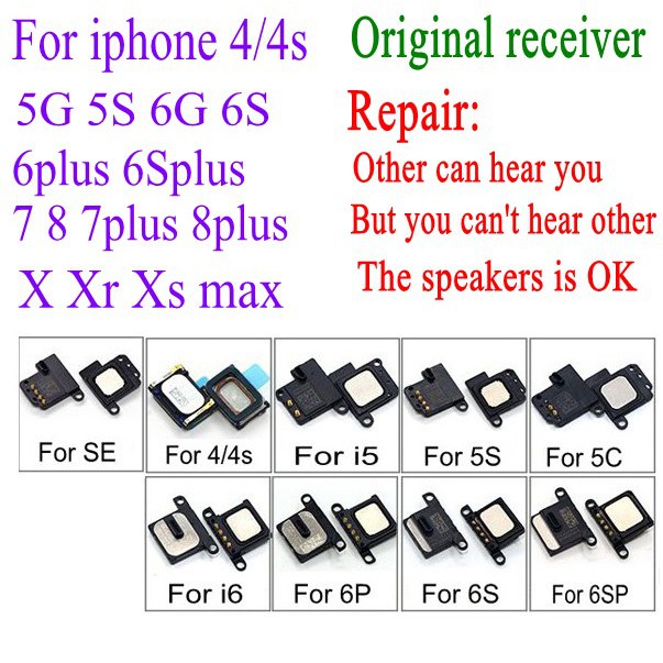 1 Linh Kiện Điện Tử Thay Thế Cho Tai Nghe iPh xs x xs max XR 7 8 4 4s 5 5s 6 6s Plus