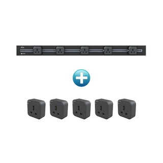 Ổ cắm thanh ray Phích cắm điện xoay AZURA AUS-TRK0800 - Hàng Chính Hãng