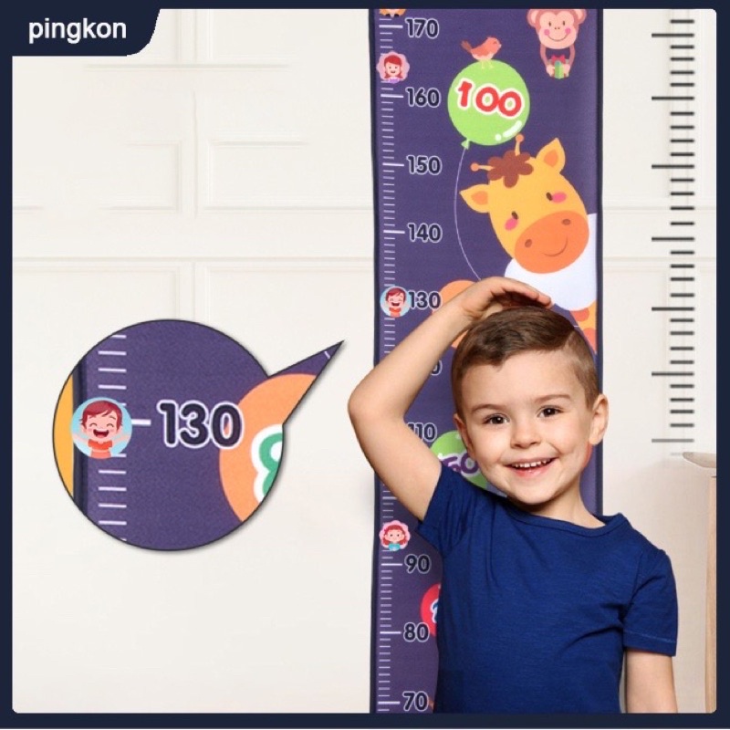 Thước Đo Chiều Cao kèm bảng mục tiêu ném bóng dính 2in1 cho bé