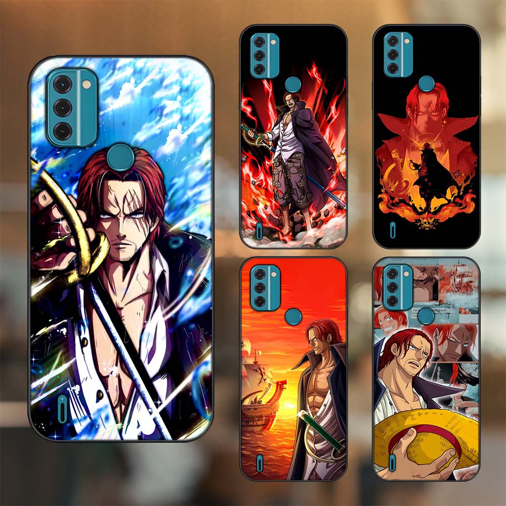 Ốp lưng Nokia C31 viền đen in hình Shanks One Piece Đảo Hải Tặc