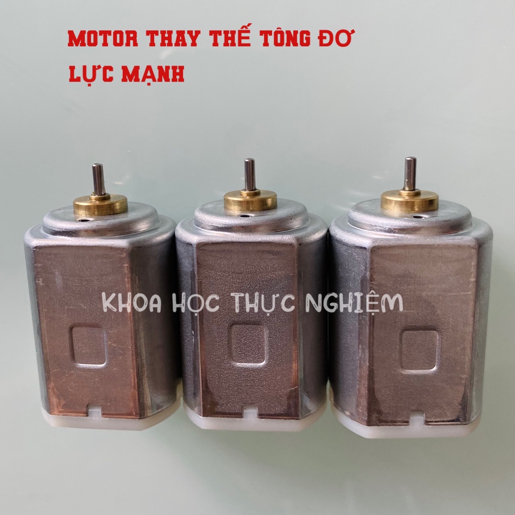 Motor 390 3V 3,7V thương hiệu lớn từ tính mạnh tốc độ 6500 - 7500 RPM cho máy làm tóc tông đơ thiết bị làm đẹp - KH0125