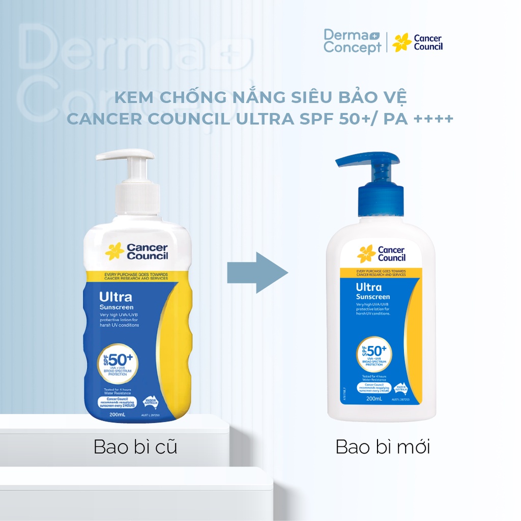 Kem chống nắng Siêu bảo vệ Cancer Council Ultra SPF 50+/ PA++++