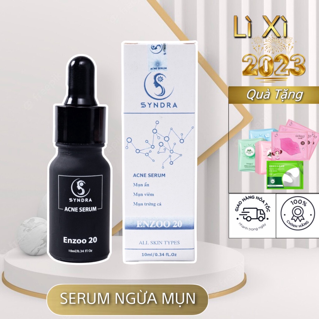Serum mụn trứng cá , mụn ẩn,đầu đen ngừa thâm dưỡng ẩm làm sáng da 10ml