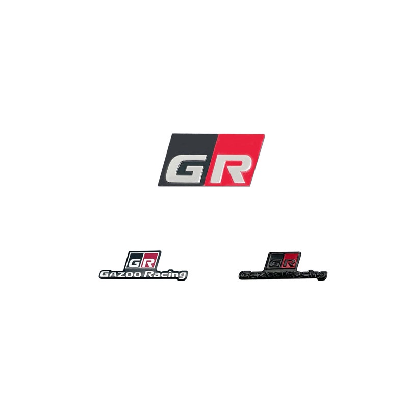 Miếng Dán Logo Trung Tâm Vô Lăng Xe Hơi Toyota GR Sport Gazoo Racing RZ RC RS Corolla Rav4 Auris Yaris Prius