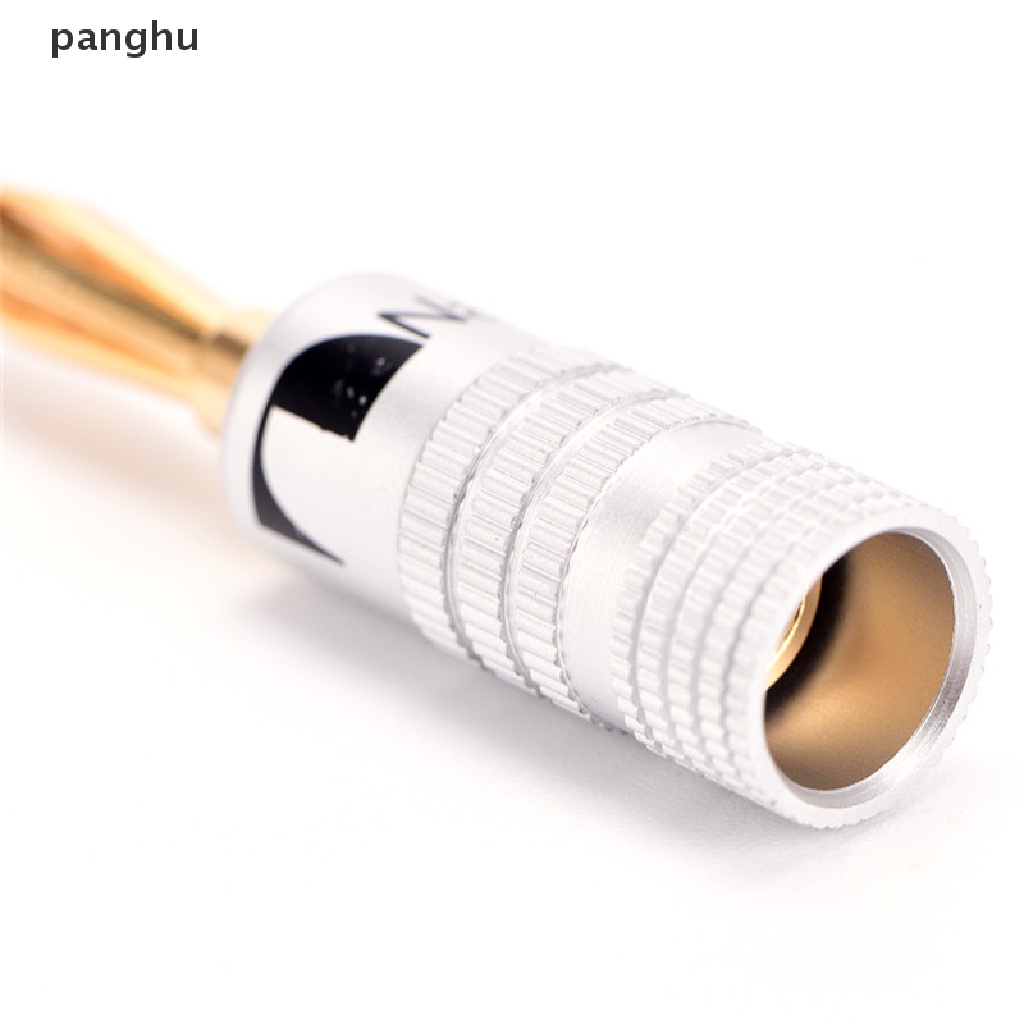 NAKAMICHI Set 10 Phích Cắm Bắp Chuối Mạ Vàng Đồng Chuyên Dụng Cho Loa