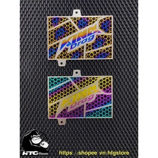 Che két nước Ex150 KINGDrag Titanium tiện dụng, mẫu mã nổi bật khi gắn lên xe và bảo vệ két nước an toàn.