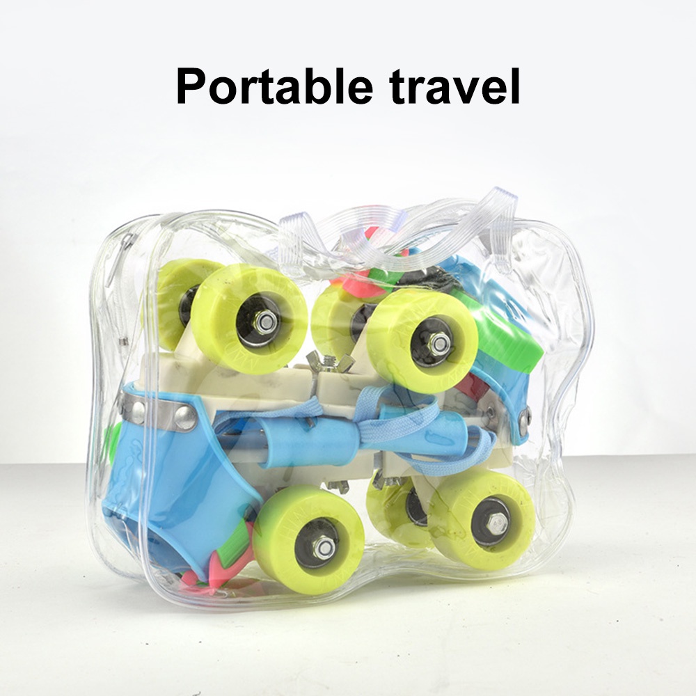 ❤Hàng Có Sẵn Trong Kho❤ Giày Trượt Patin 4 Bánh Có Thể Điều Chỉnh Kích Cỡ Dành Cho Trẻ Em