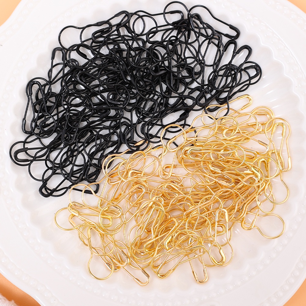 Set 100 Kẹp Giữ Bóng Đèn Mini Hình Quả Lê Nhiều Màu Sắc