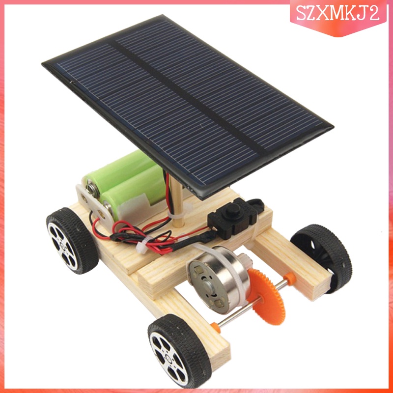 Mô Hình Xe Hơi Sử Dụng Năng Lượng Mặt Trời DIY szxmkj2 Có Thể Sạc Lại