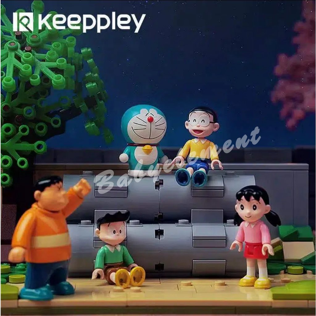 Doraemon Hoạt Hình Hoạt Hình Cảnh Nhỏ Loạt Khối Xây Dựng Phòng Nobita Plus Cỗ Máy Thời Gian Sáng Tạo Đồ Chơi Mô Hình Quà Tặng